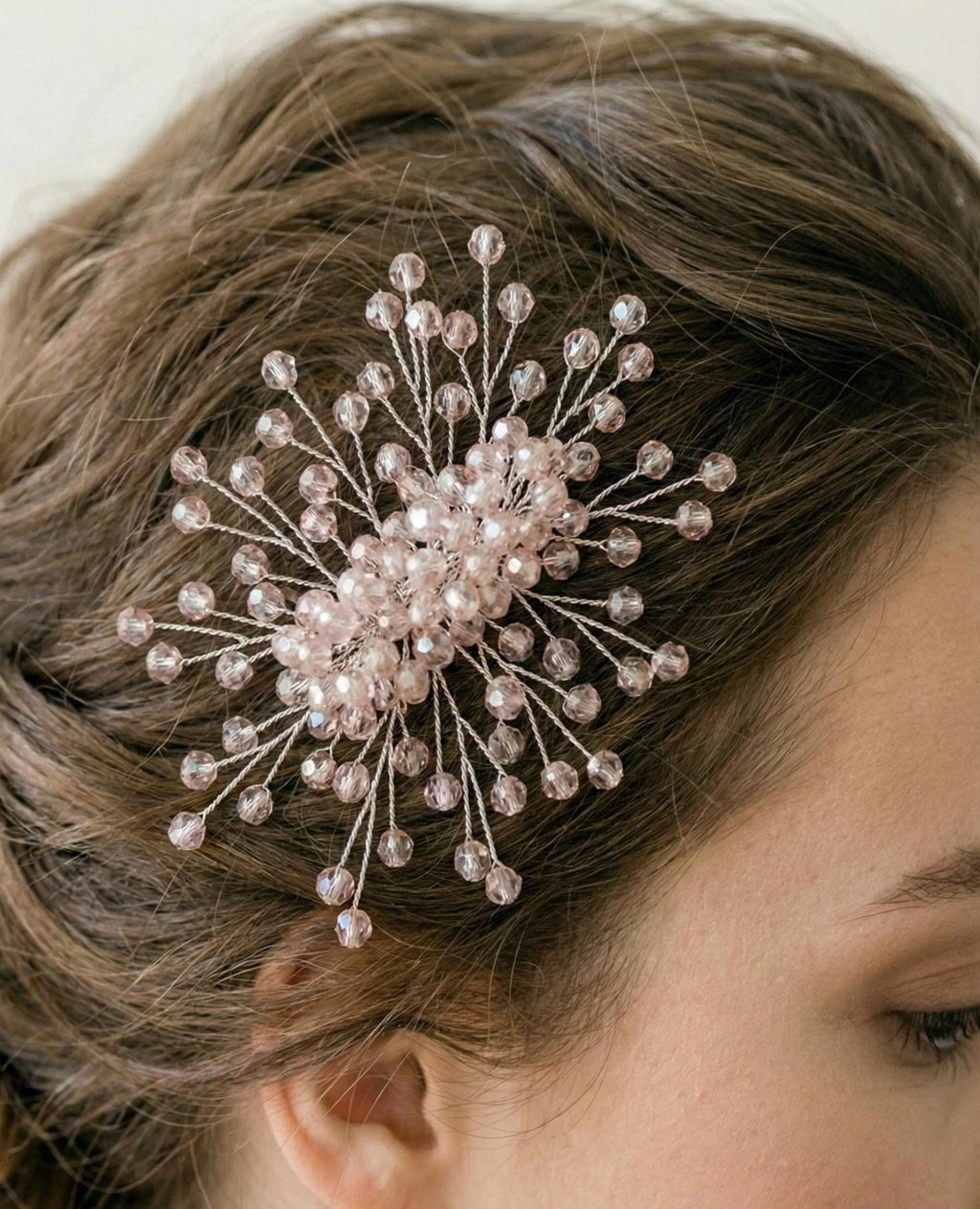 Handgemachter Haarkamm aus Kristall für zeitlose Brautfrisuren - AVYRAA BRIDAL