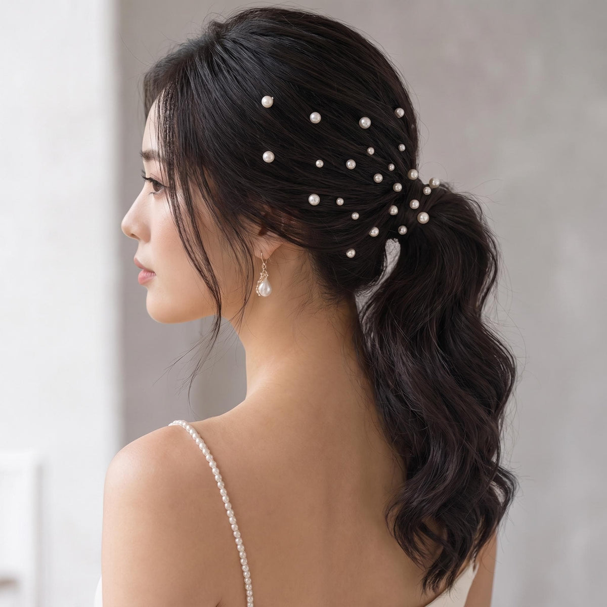12-Piece Bridal Pearl Hair Pin Set | Three Sizes for Buns and Braids