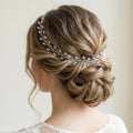 Kristall Haarranke in Gold oder Silber für Brautfrisuren - AVYRAA BRIDAL