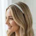 Kristall Stirnband mit Tropfensteinen für Braut und Abendlook - AVYRAA BRIDAL