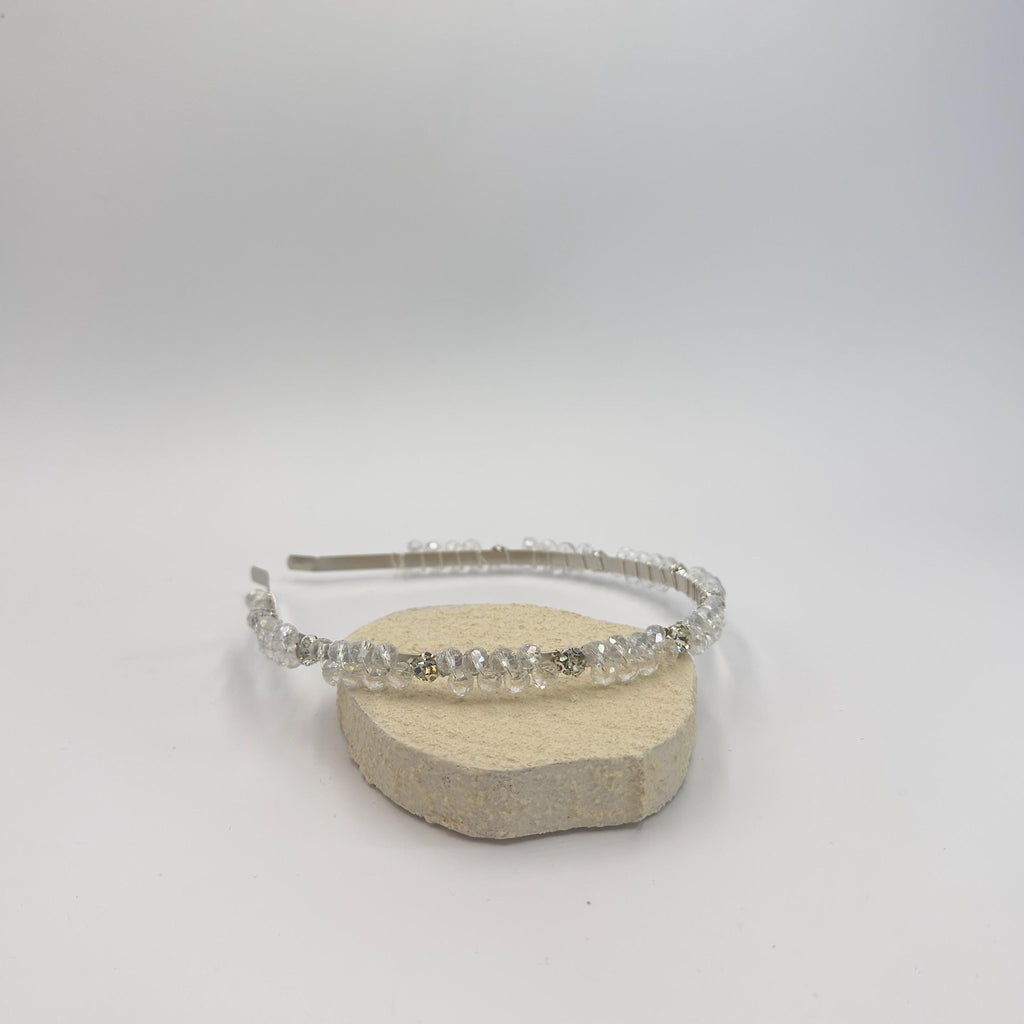 Kristallklarer Haarreif für Brautlook und festliche Anlässe - AVYRAA BRIDAL