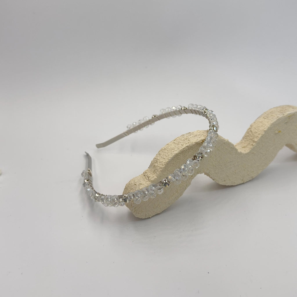 Kristallklarer Haarreif für Brautlook und festliche Anlässe - AVYRAA BRIDAL