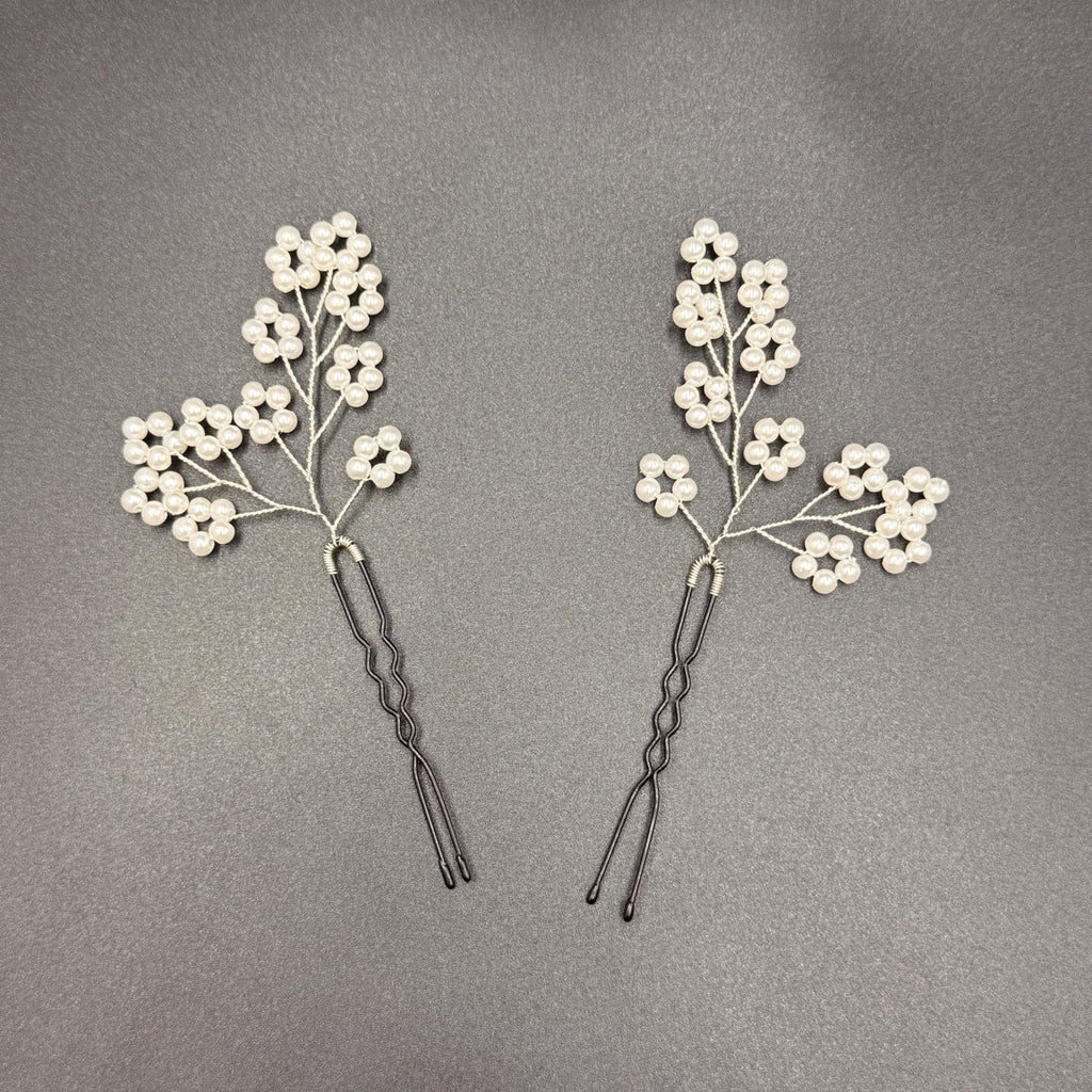 Perlen Haarnadeln in Gold oder Silber 6 cm - AVYRAA BRIDAL