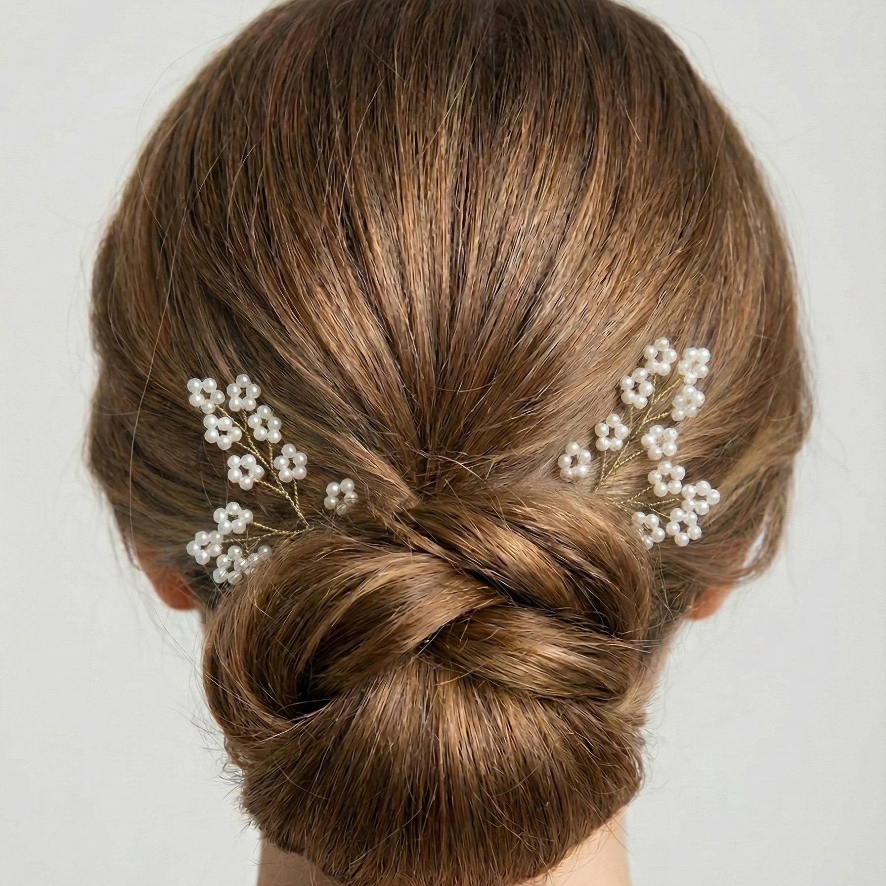 Perlen Haarnadeln in Gold oder Silber 6 cm - AVYRAA BRIDAL