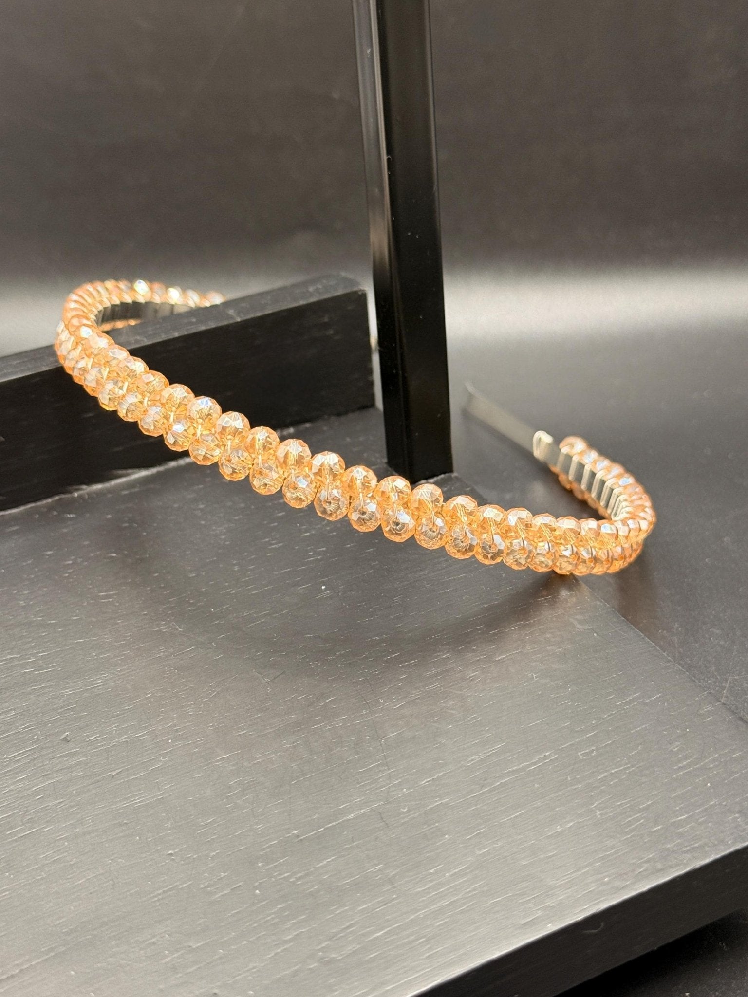 Zarter Kristall - Haarreif in Rosa – Romantischer Haarschmuck für Braut, Party & festliche Looks - AVYRAA BRIDAL